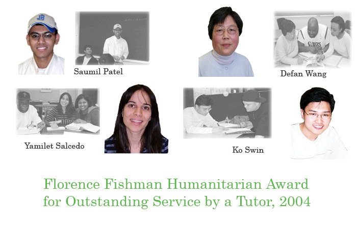 Picture of Fishman Award Winners: Saumil Patel, Yamilet Salcedo, Dafen Wang, Ko Swin