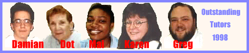Composite picture of five tutors