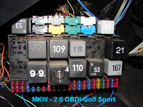 VWVortex.com - Relay missing from the fusebox