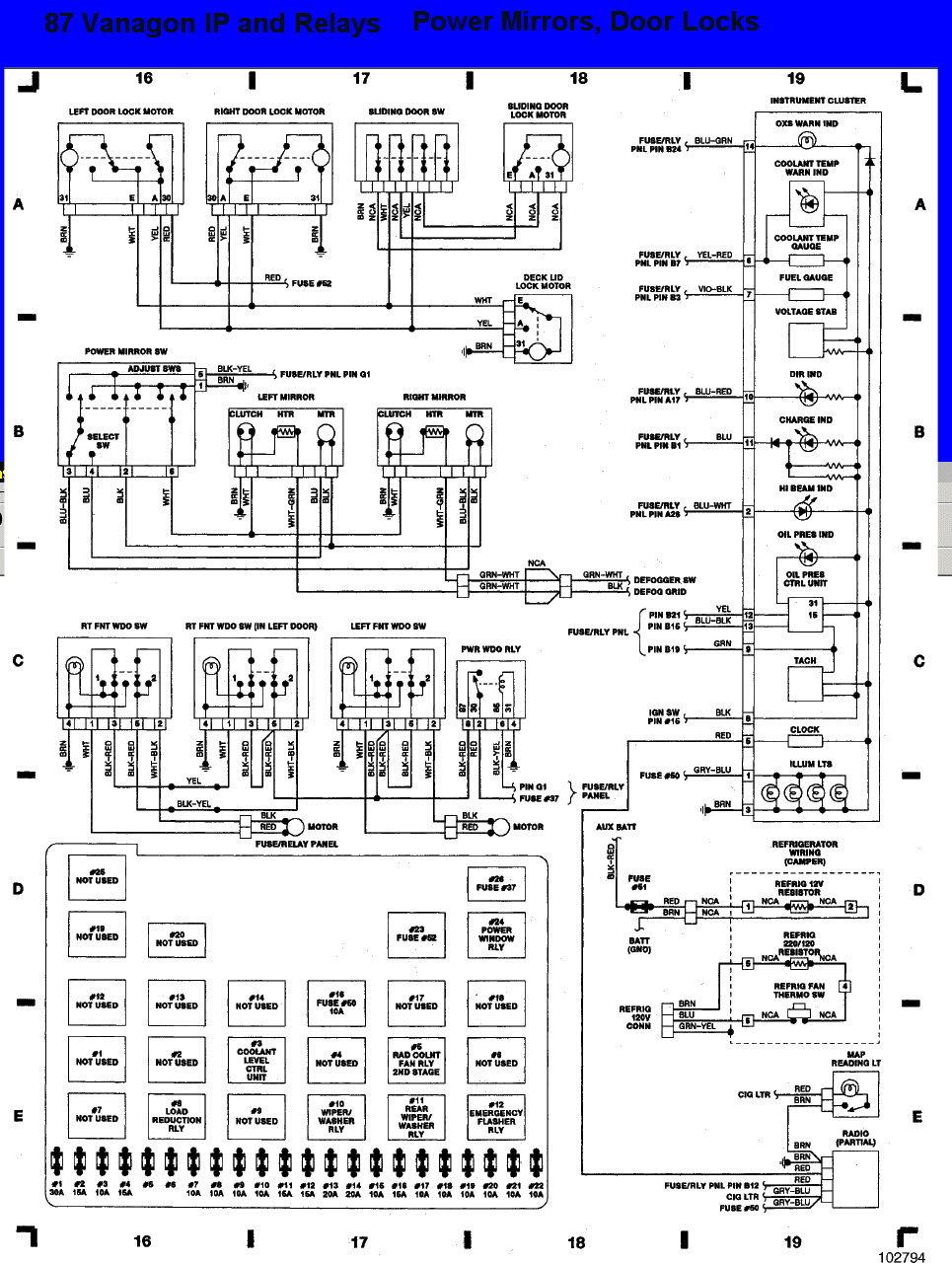 Vanagon Wiring Diagram - Wiring Diagram