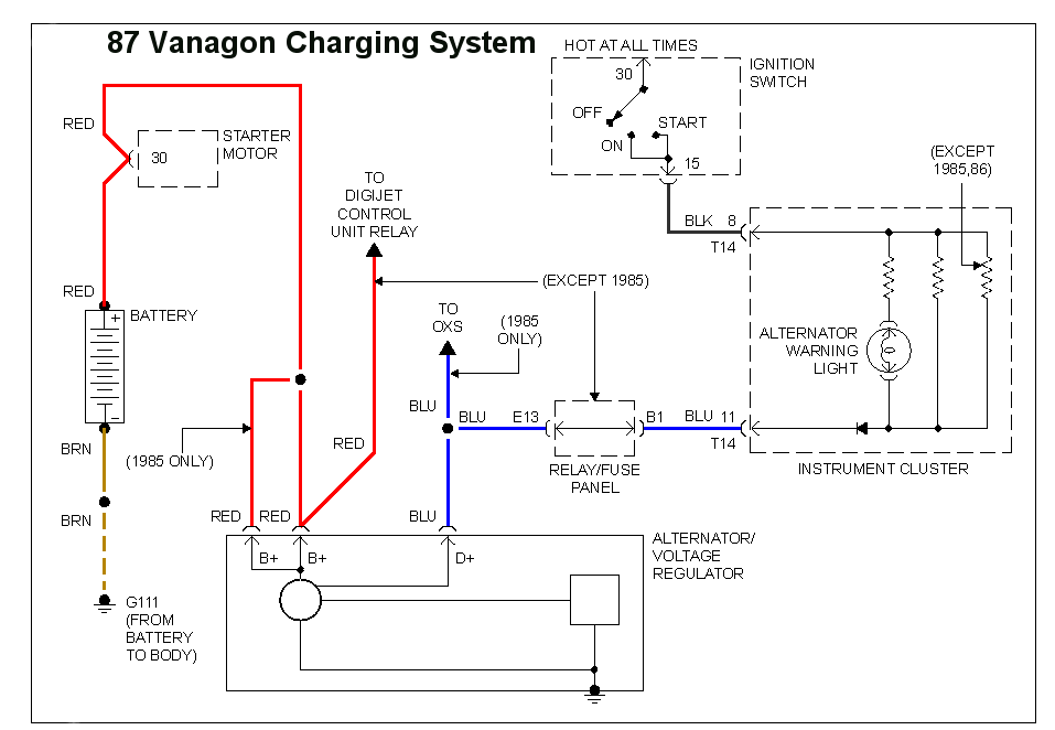 Vanagon Alternator Wiring Diagram Wiring Diagram and Schematics